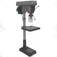 JET Floor Drill Press: Belt Drive, Fixed Speed, 150 RPM – 4,200 RPM, 115/230V AC /Single-Phase (MPN 354170). Key specifications — attr22849: 150 to 4,200 RPM; attr22858: 115/230V AC; attr73523: Drilling; attr22856: Belt; attr73570: Single-Phase; attr22850: 10 in; attr22846: 1-1/2 hp; attr22840: 18/9 A.
