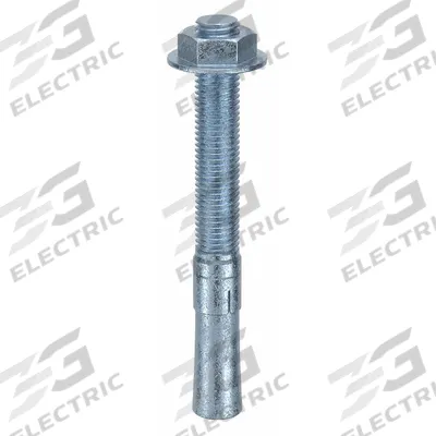 MKT FASTENING Wedge Anchor: 7 in Overall Lg, 3/4 in Dia, 3/4"-10 Thread Size, 4 in Thread Lg - Steel Wedge Anchors
