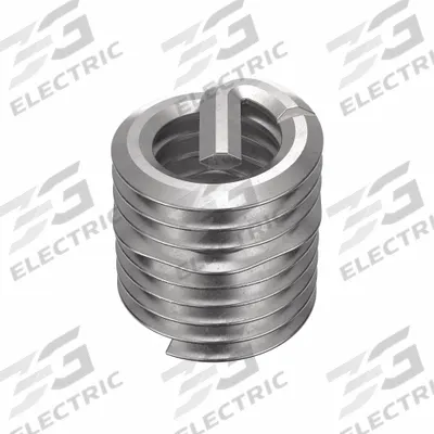 HELI-COIL Helical Insert: Tanged Tang Style, Free-Running, M5-0.80 Thread Size, Plain - Free-Running Tanged Helical Inserts