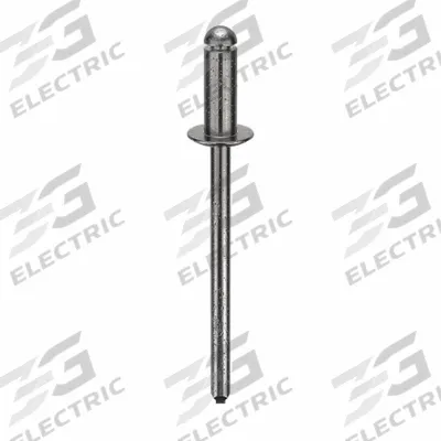APPROVED VENDOR Blind Rivet,1.423" L,0.125" dia,PK500: Inch, 1 27/64 in Overall Lg, 21/64 in Body Lg - Domed-Head Blind Rivets