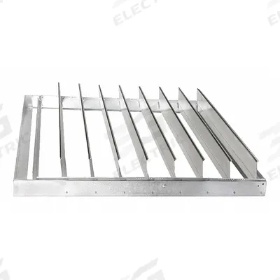 Dayton 47.75"H-W 4.5"L Aluminum Backdraft Dampr: For 48 in Fan, For 48 in Nominal Duct Dia - Universal-Mount Backdraft Dampers
