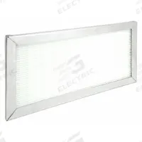 GRAINGER Minipleat Air Filter: 12 in x 24 in x 4 in, Fiberglass, Metal, No Header, MERV 14 (MPN 2GFL3). Key specifications — Brand: GRAINGER; Frame or Header Material: Metal; Media Material: Fiberglass.
