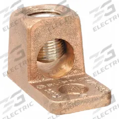 BURNDY Wire Connector: 4/0 AWG – 500 kcmil Wire Sizes, 1/2 in Stud Size, Unplated Copper Lug Body (MPN KA34). Key specifications — Brand: BURNDY; For Wire Material: Copper; Maximum Stranded Copper Wire Size: 500 kcmil; Minimum Stranded Copper Wire Size: 4/0 AWG; Lug Material: Unplated Copper.