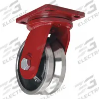 HAMILTON Plate Caster: Swivel, Steel, 8 in Wheel Dia, 3 in Wheel Wd, 10 1/2 in Mounting Ht, Concrete (MPN S-EPSD-83FVH). Key specifications — attr1100373: HAMILTON.