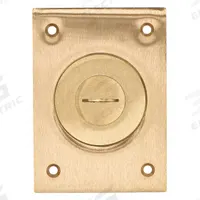 HUBBELL WIRING DEVICE-KELLEMS Floor Box Cover: Rectangular, Gold, Brass, Brushed (MPN S2425). Key specifications — Brand: HUBBELL WIRING DEVICE-KELLEMS; Color: Gold; Cover Shape: Rectangular; Finish: Brushed; Material: Brass.