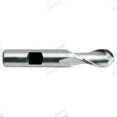 YG-1 Ball End Mill: Cobalt, TiCN Coated, 2 Flute, 1-1/8" Mill Dia, 2-1/4" LOC, 4-3/4" OAL (MPN 41435CC)