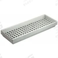 Tube Rack: 5 5/8 in Overall Wd, 2 1/4 in Overall Ht, 16 in Overall Lg, Polystyrene, White, Benchtop (MPN H18907-0000). Key specifications — Material: Polystyrene; Mounting Location: Benchtop; Color: White; Product Type: Test Tube Rack; Total Holding Capacity: (120) Places; Brand: SP SCIENCEWARE.