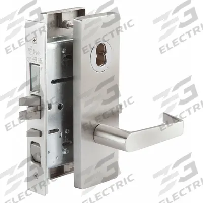 ABILITY ONE Door Lockset: Office Lever Locksets, Stainless Steel