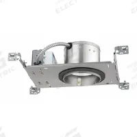 LED Recessed Down Light: Airtight New Construction, 5 in Dia, 600 lm, 4000K, 8.9 W, 120 to 277V AC (MPN IC20LED G4 06LM 40K 90CRI MVOLT ZT10). Key specifications — Voltage: 120 to 277V AC; Trim Color: Available Separately; Brand: JUNO LIGHTING; Ceiling Type: Flat Ceiling; Reflector or Baffle Color: No Reflector or Baffle; Trim Style: Available Separately; Dimmable: Yes; Color Temperature: 4000K.