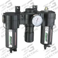 SPEEDAIRE Filter/Regulator/Lubricator: 3/8 in NPT, 118 cfm, 250 psi Max Op Pressure, 5 micron, Mist (MPN 7D742). Key specifications — attr109524: SPEEDAIRE.