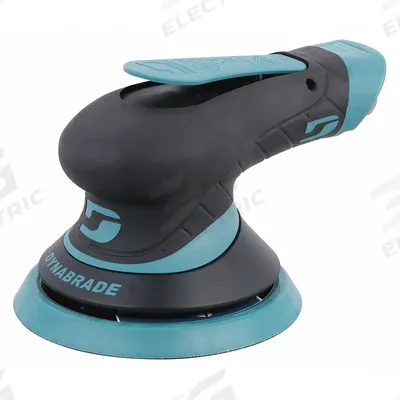 DYNABRADE Air Orbital Sander: 5 in Disc, Pressure Sensitive Adhesive, 3/16 in Orbit - Non-Vacuum Random Orbital Sanders