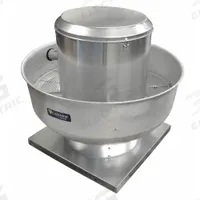 Upblast Exhauster: Belt Drive, Includes Drive Pack, 15 in Wheel, 2,261 cfm, ODP, 3/4 hp, 115/230V AC (MPN ALX150UBT10075). Key specifications — Brand: CANARM; Base Shape: Square; Assembly: Assembled; Motor Enclosure: Open Dripproof; Nameplate Voltage: 115/230V AC; Mounting Location: Wall; For High-Static Pressure Applications: Yes; High-Efficiency Motor: No.