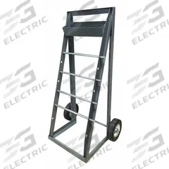 APPROVED VENDOR Wire-Spool Dispensing Cart: 300 lb Load Capacity, Gray, 4 Spindles (MPN 19C204). Key specifications — Color: Gray; Brand: APPROVED VENDOR; Caster/Wheel Configuration: (2) Axle-Mounted.