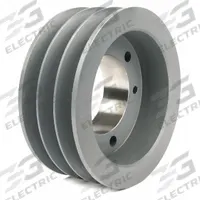 APPROVED VENDOR V-Belt Pulley: B70, 3 Groove, 7.35 in OD, Bushed Bore, SK, Quick Detachable (MPN 703B). Key specifications — Pulley Industry Number: B70; Pitch Diameter: 6.6 in (4L, A); For Belt Section (broad, with similar types): 4L, A, or AX.