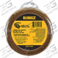 DEWALT String Trimmer Line: 0.08 in Dia, 50 ft Overall Lg, 50 ft or Less (MPN DWO1DT801). Key specifications — Brand: DEWALT; Compatible Manufacturer Number: DCST990M1.