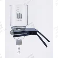 Filtration Support Assembly: 60 um Max Particle Size, 90 mm Dia, 1 L Funnel Capacity, Non-Sterile (MPN 953755-0090). Key specifications — Includes Stopper: Yes; Material: Silicone; Product Type: Microfiltration Assembly; Brand: KIMBLE.