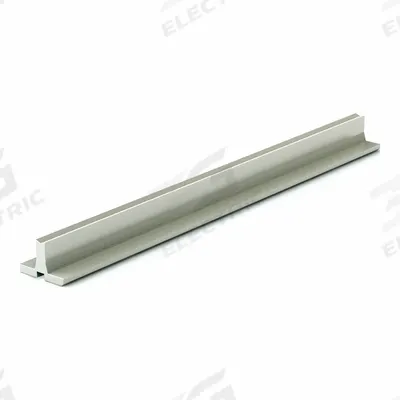 PBC LINEAR Linear Shaft Support Rail: 50 mm Shaft Dia, 400 mm Lg, Unfinished - Linear Shaft Support Rails