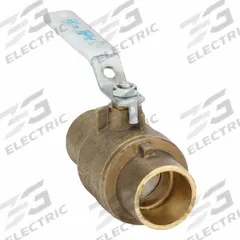 APOLLO Manual Two-Way Ball Valve: 1 in, Brass, Straight, Sweat x Sweat, 600 psi Max. Pressure (CWP) (MPN 77FLF20501). Key specifications — Brand: APOLLO; Handle: Lever.
