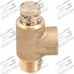 WATTS Pressure Relief Valve: MNPT x FNPT, 1/2 in x 1/2 in, Brass, 175 psi Max. Op Pressure, 180°F (MPN 1/2 530-C). Key specifications — Brand: WATTS.