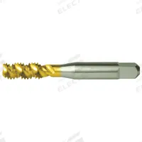 CLEVELAND Spiral Flute Tap: #8-32 UNC, H3 / 2B, 3 Flute, Bottoming Chamfer (MPN C55572)