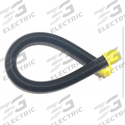 TENNANT Vacuum Hose: Plastic, 9 in Overall Lg, 1/2 in Overall Wd, Black - Hoses for Floor Cleaning Machines