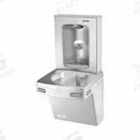 OASIS Drinking Fountain with Bottle Filler: On-Wall, 8 gph @ 50°F, Stainless Steel, Silver (MPN PG8FEBF STN). Key specifications — Brand: OASIS; Housing Material: Stainless Steel; Filter Access: Top Panel Access; Housing Finish: Stainless; Chilling Capacity: 8 gph @ 50°F; Housing Color: Silver.