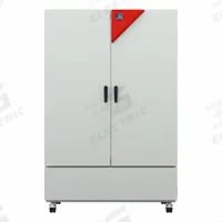 BINDER Incubator: Forced Air, 24.72 cu ft Capacity, 34 3/4 in x 4 1/8 ft x 6 1/4 ft, Digital (MPN 9020-0427). Key specifications — attr1027521: Refrigerated; attr1030162: 0 °C; attr1027529: 0.1 %; attr1027530: 0.1 +/- K @ 37 °C; attr1027476: 9020-0427; attr1027480: BINDER; attr1027487: Digital; attr1027531: 100/120V.
