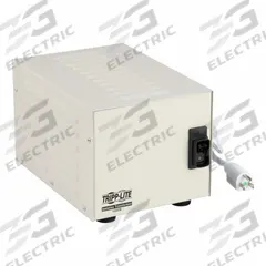 TRIPP LITE Isolation Transformer: 1,000 W Power Rating, 120V, 120V AC, 5-15P, 5-15R, 4 Outlets (MPN IS1000HG). Key specifications — NEMA Receptacle Configuration: 5-15R; Input Voltage: 120V; Output Voltage: 120V AC; Brand: TRIPP LITE.