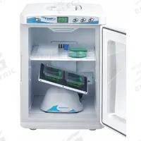 BENCHMARK SCIENTIFIC Incubator: Forced Air, 0.75 cu ft Capacity, 14 1/2 in x 13 1/4 in x 18 3/4 in (MPN H2200-HC). Key specifications — attr1027521: Refrigerated; attr1030162: Ambient -15 °C; attr1027529: +/-0.5 °C; attr1027530: +/-1.5 °C; attr1027476: H2200-HC; attr1027480: BENCHMARK SCIENTIFIC; attr1027487: Digital; attr1027531: 100 to 240V AC.