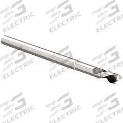 WIDIA HANITA Corner Radius End Mill: Carbide, 2 Flute, 1/8" Mill Dia, 3/16" LOC, 0.015" Rad, 2" OAL (MPN 2AF9E03020RAT UNCOATED)