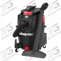 SHOP-VAC Shop Vacuum: 14 gal Tank Size, Plastic, 2 1/2 in Vacuum Hose Dia, 7 ft Hose Lg, Wet/Dry (MPN 5801411). Key specifications — Tank Material: Plastic; Vacuum Pickup Type: Wet/Dry; Brand: SHOP-VAC.