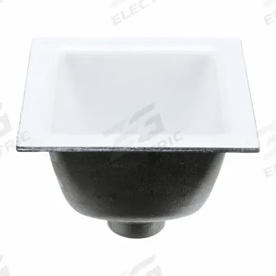 ZURN Floor Sink: 12 in Overall Wd, 6 in Sump Dp, 3 in Nominal Pipe Size, No Hub - Open Floor Sinks