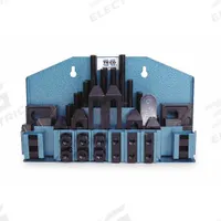 TE-CO Clamping Kit: For 14 mm T-Slot, M10x1.5 Stud, 52 Pc, 22 mm Step Block Wd (MPN 68002). Key specifications — Brand: TE-CO; Includes Studs: (4) 150 mm.
