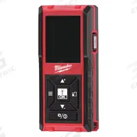 MILWAUKEE Laser Distance Meter: Continuous Measurement, Metric, 150 ft, ± 0.0625 in, AAA, Digital (MPN 48-22-9802). Key specifications — attr938983: Meters; attr938974: Continuous Measurement; attr934751: MILWAUKEE; attr938968: ± 0.0625 in.