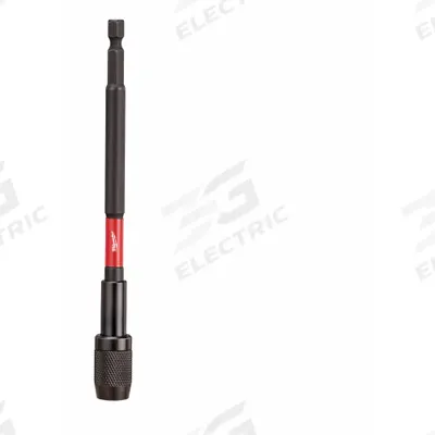 MILWAUKEE Bit Holder: Bit Holder, Impact, 1/4 in Compatible Bit Size - Extended-Reach Bit Holders