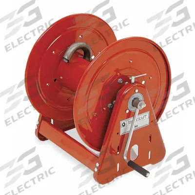 REELCRAFT Hand Crank Hose Reel: 175 ft (3/4 in I.D.), 17 3/4 in L x 31 3/4 in W x 20 1/4 in H - Standard Multipurpose Hand-Crank Hose Reels with Gooseneck