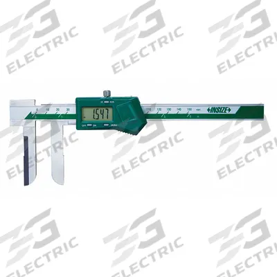 INSIZE Knife Edge Digital Caliper: 0.6000 in to 6 in /15 mm to 150 mm, Cabled - Knife-Edge Inside Digital Calipers