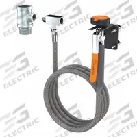 GUARDIAN EQUIPMENT Drench Hose: Gray, Wall Mount, PVC, 8 ft Hose Lg, Add-On, 3/8 in NPT Male (MPN G5011). Key specifications — Hose Material: PVC; Includes: Wall Bracket; Eyewash Mount Type: Wall; Standards: ANSI Z358.1-2014; Brand: GUARDIAN EQUIPMENT.