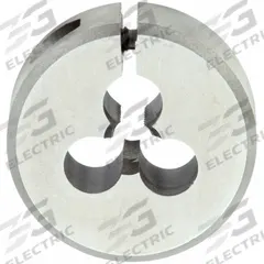 CLE-LINE Round Threading Die: #10-32 UNF, 1 in OD, Adj, High Speed Steel (MPN C65793)