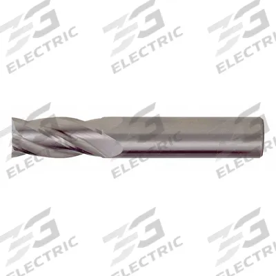 CLEVELAND Square End Mill: Carbide, 4 Flute, 3/8" Mill Dia, 1-1/2" LOC, 6" OAL (MPN C61882) - Carbide Square End Mills for Aluminum
