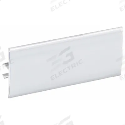 FATH INC. Label Clip: 40 mm x 40 mm, Plastic PVC, Gray - Connectors