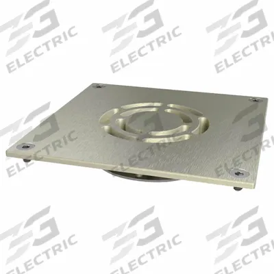 BESTCARE Grate: Square, Nickel Bronze, Satin - Institutional Floor Drain Grates