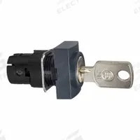 SCHNEIDER ELECTRIC Keyed Selector Switch: 2 Position, 16 mm Panel Mounting Size, Series XB6 (MPN ZB6DGC). Key specifications — Manufacturer Part Number: ZB6DGC; Brand: SCHNEIDER; Switch Action: Maintained/Maintained; Key Removal Position: Any Position.