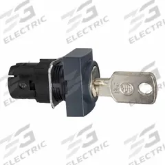 SCHNEIDER ELECTRIC Keyed Selector Switch: 2 Position, 16 mm Panel Mounting Size, Series XB6 (MPN ZB6DGC). Key specifications — Manufacturer Part Number: ZB6DGC; Brand: SCHNEIDER; Switch Action: Maintained/Maintained; Key Removal Position: Any Position.