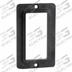 LEVITON Coverplate: Portable Outlet Box Cover, Decora Receptacle/Decora Switch, 1 Gangs, Black (MPN 3060-E). Key specifications — Color: Black; Brand: LEVITON.