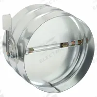 10"dia GSteel Manual Balancing Dampr: 10 in Duct, 6 3/8 in L, Steel, Locking Manual Quadrant (MPN 2TFX9). Key specifications — Includes: Locking Manual Quadrant; Brand: DAYTON; Maximum Air Velocity: 2000 fpm; Mounting Position: Horizontal.