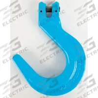 YOKE Foundry Hook: 8,800 lb Working Load Limit, 100 Hook Grade, Steel, 3 in Hook Opening Wd, Clevis (MPN X-046-10). Key specifications — Color: Blue; Brand: YOKE; Visual Indicator Markings: None.