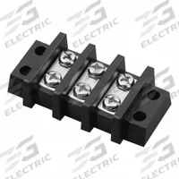 IDEAL Terminal Strip: 3 Poles, 22 AWG – 10 AWG For Wire Sizes, 30 A Max Current (MPN 89-203). Key specifications — Brand: IDEAL; For Maximum Wire Size: 10 AWG; For Minimum Wire Size: 22 AWG; Cover Included: No.