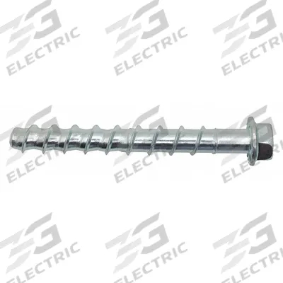DEWALT Screw Anchor: 1 1/4 in Overall Lg, 1/4 in Dia, Steel, External Hex, Hex - Heavy-Duty Hex-Head Screw Anchors