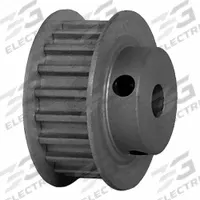 DAYTON Timing Pulley: Curvilinear, Fixed, For HTD Timing Belt Section, For 9 mm Belt Wd, 20 Teeth (MPN 20-5M09-6FA6). Key specifications — Brand: DAYTON; Finish: Clear Anodized; For Belt Series: Powerhouse®.